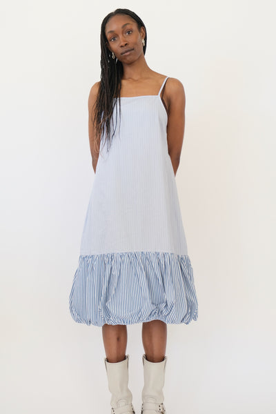 Dennis Dress, Blue + Multi Stripe
