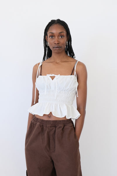 Maya Top, White