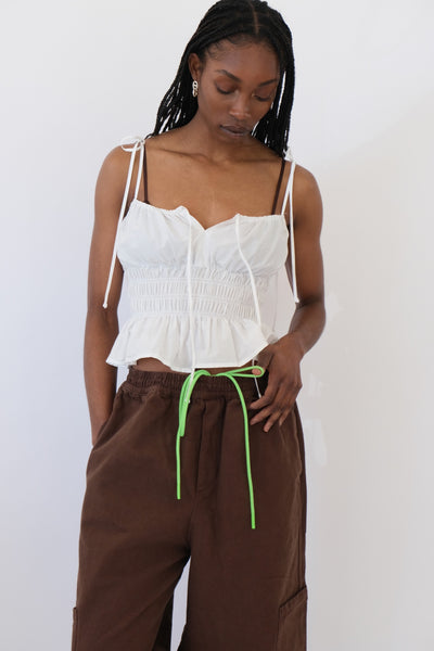 Maya Top, White