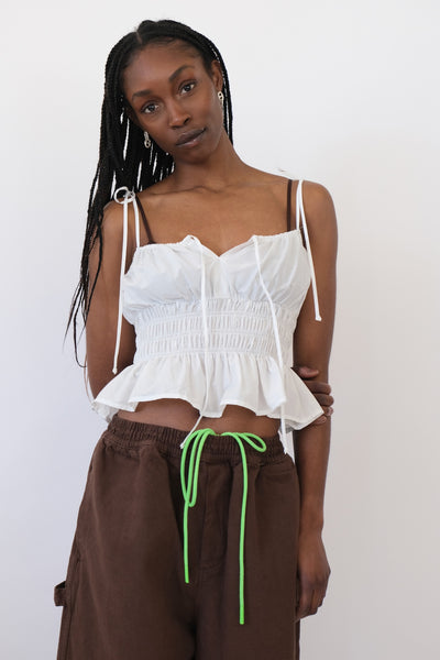 Maya Top, White