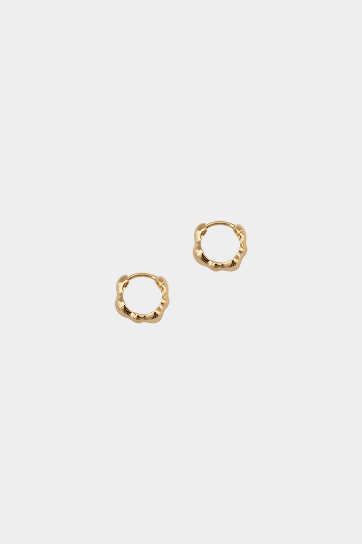 Small Lara Hoops, Gold