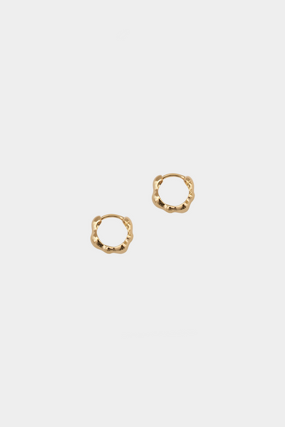 Small Lara Hoops, Gold