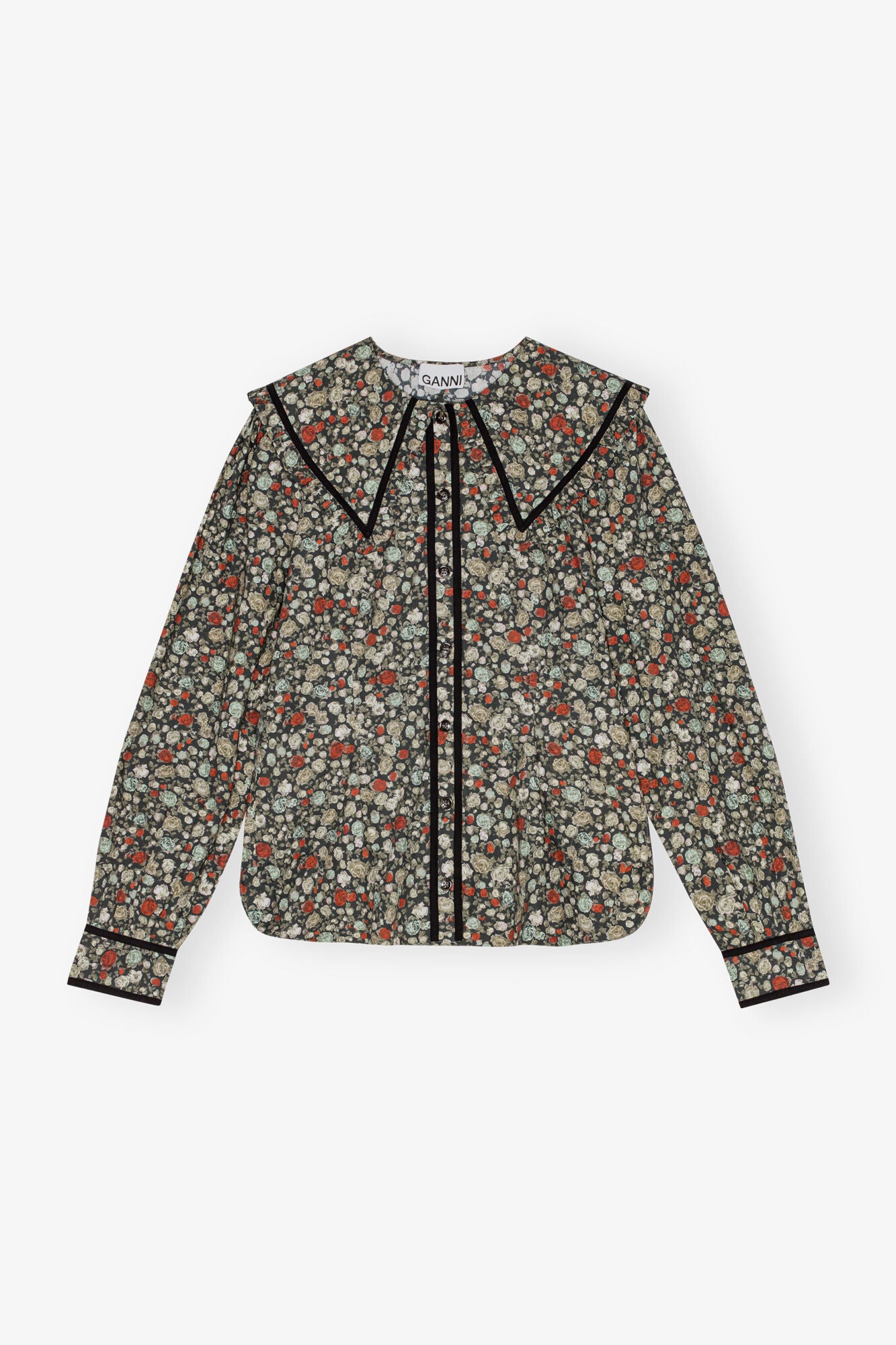 Floral Printed Cotton Shirt