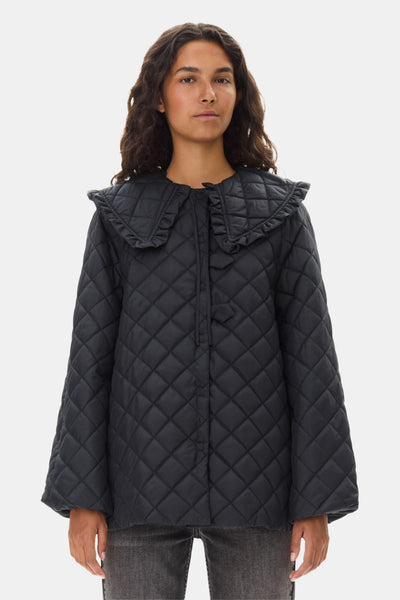 Ripstop Quilt Jacket, Black