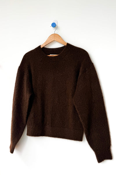 Finn Mohair Sweater, Cocoa Bean