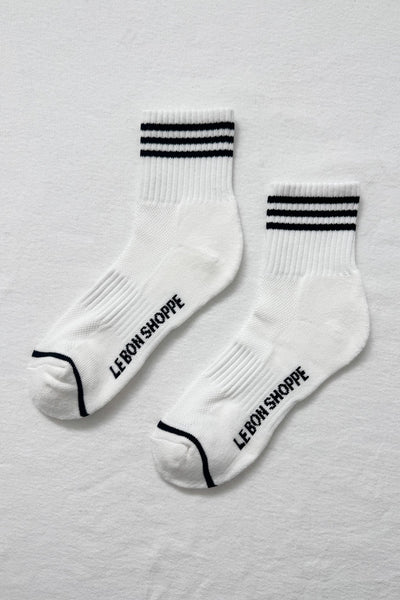 Girlfriend Socks, White