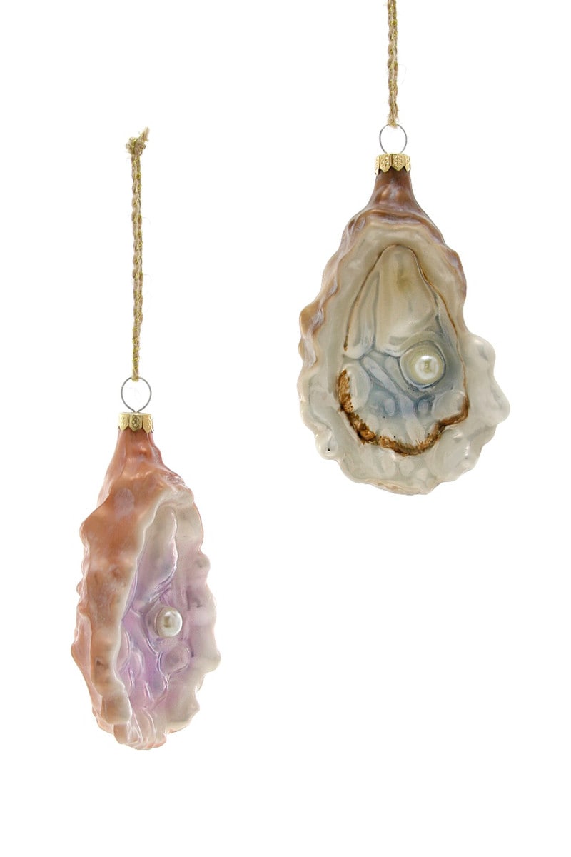 Iridescent Oyster Ornament