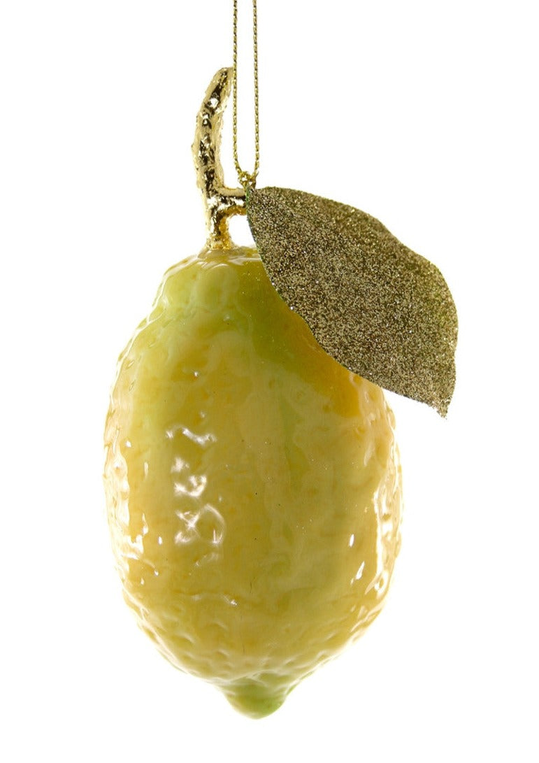Lemon Gold Leaf Ornament