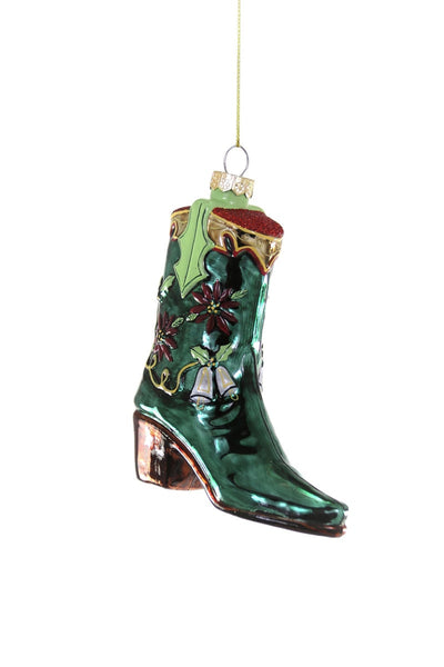 Holiday Tidings Boot Ornament