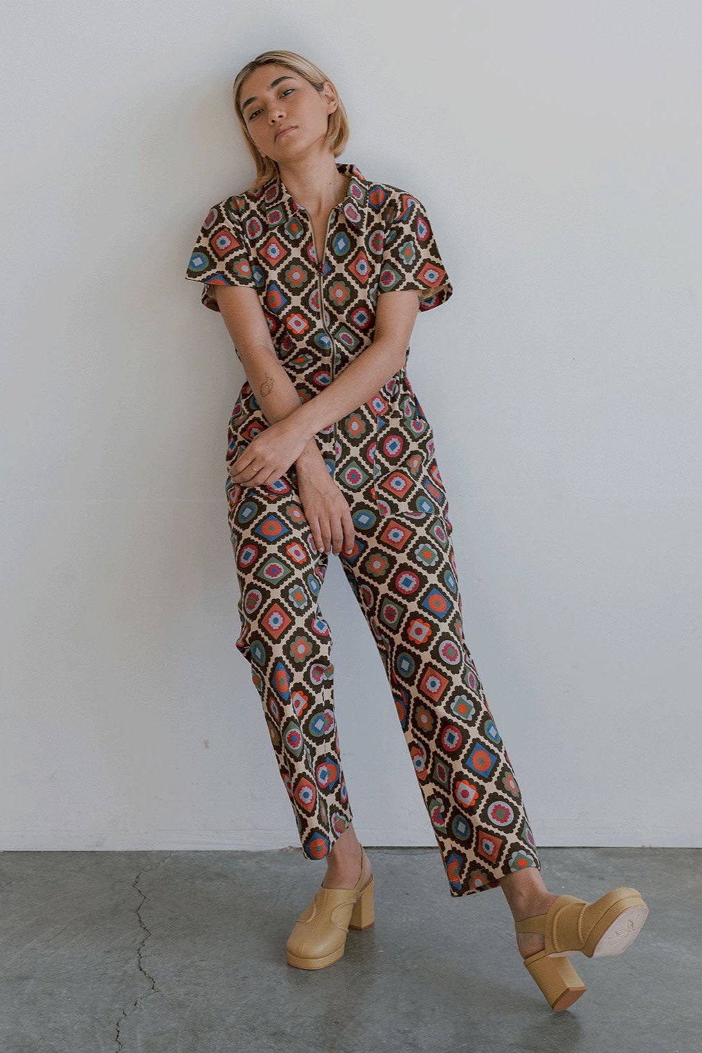 Utility Suit, Granny Print