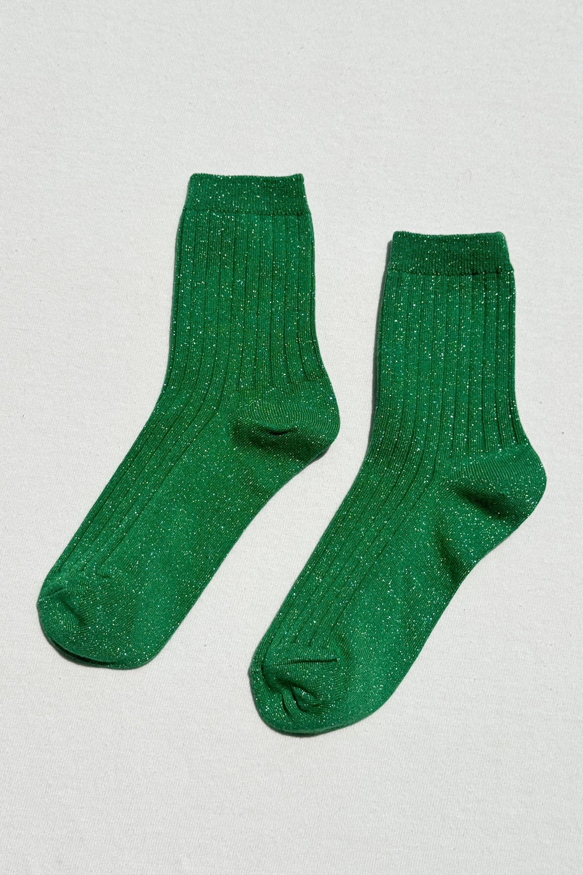 Her Socks, Emerald Glitter