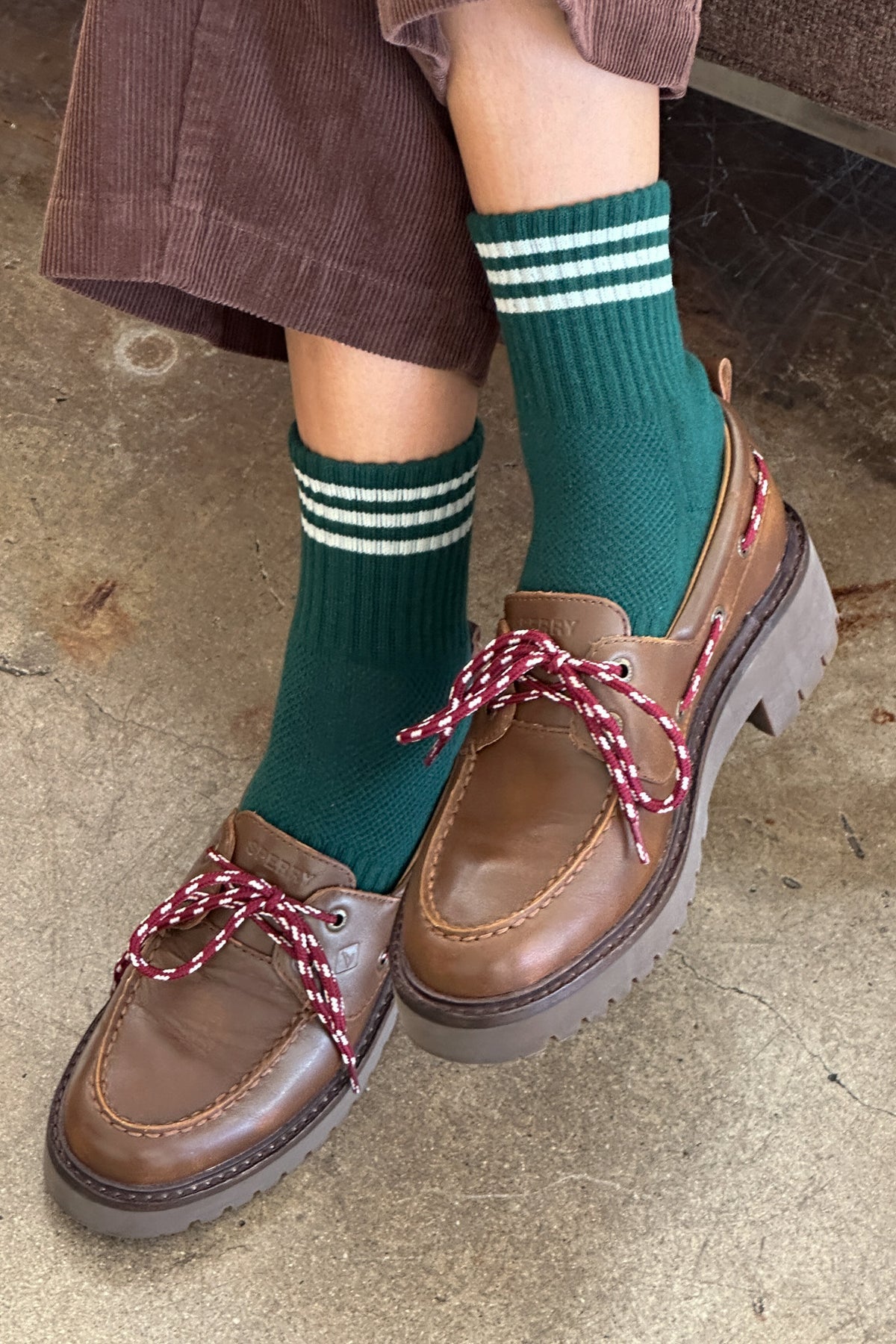 Girlfriend Socks, Hunter Green