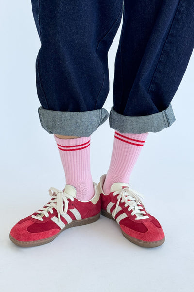 Boyfriend Sock, Amour Pink