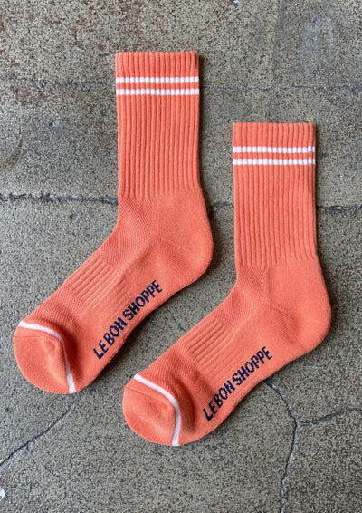 Boyfriend Sock, Orange