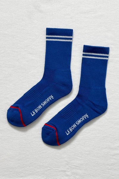 Boyfriend Sock, Cobalt