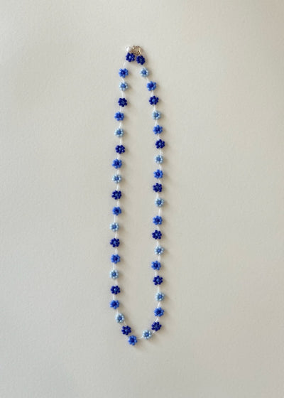 Fiori Necklace, Mixed Blue