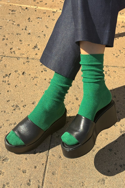 Trouser Sock, Deep Green