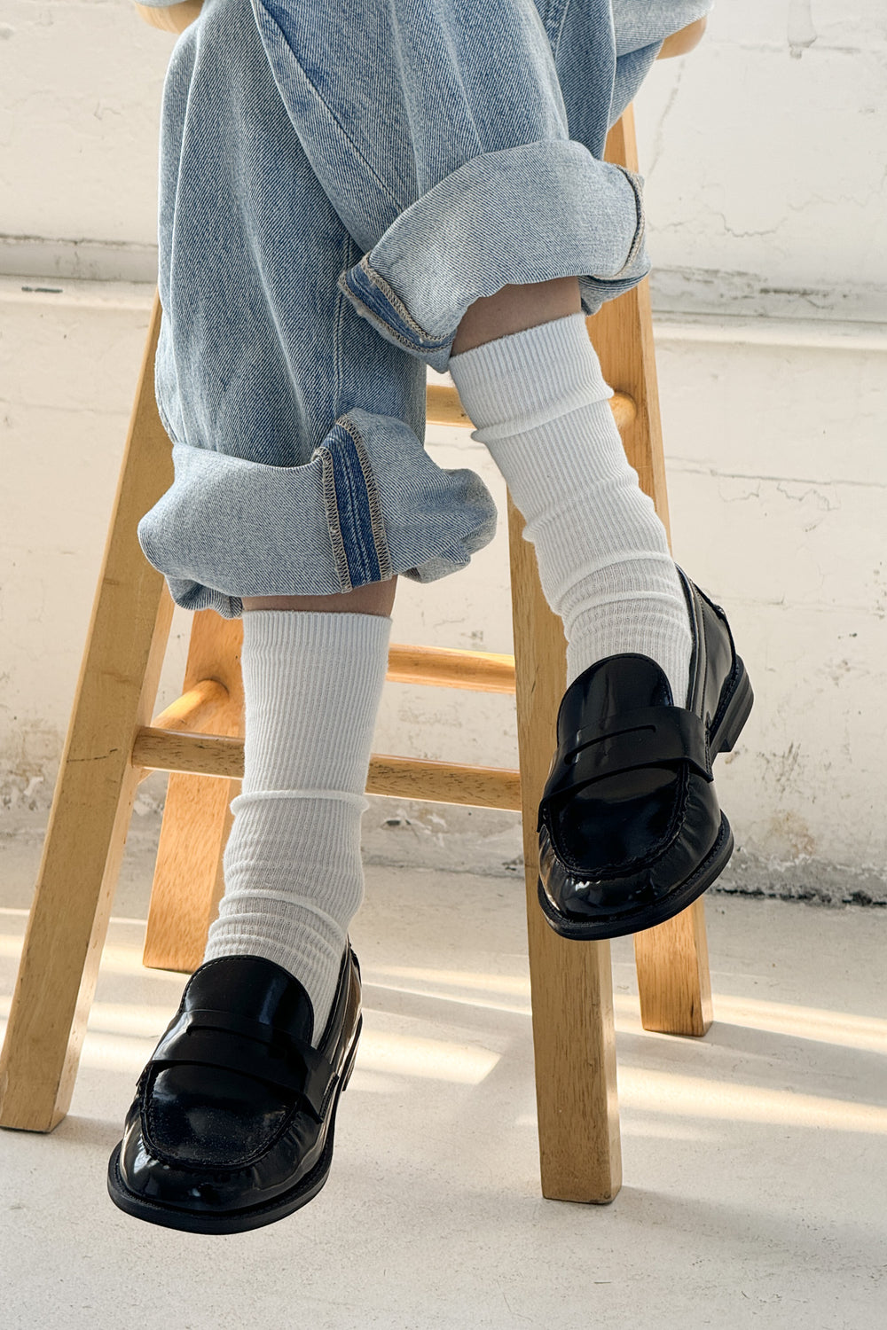 Trouser Sock, Classic White