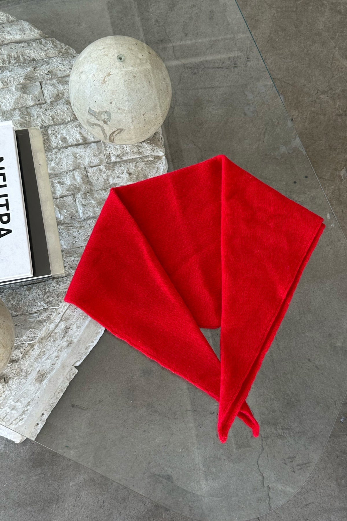 Cashmere Bandana, Red