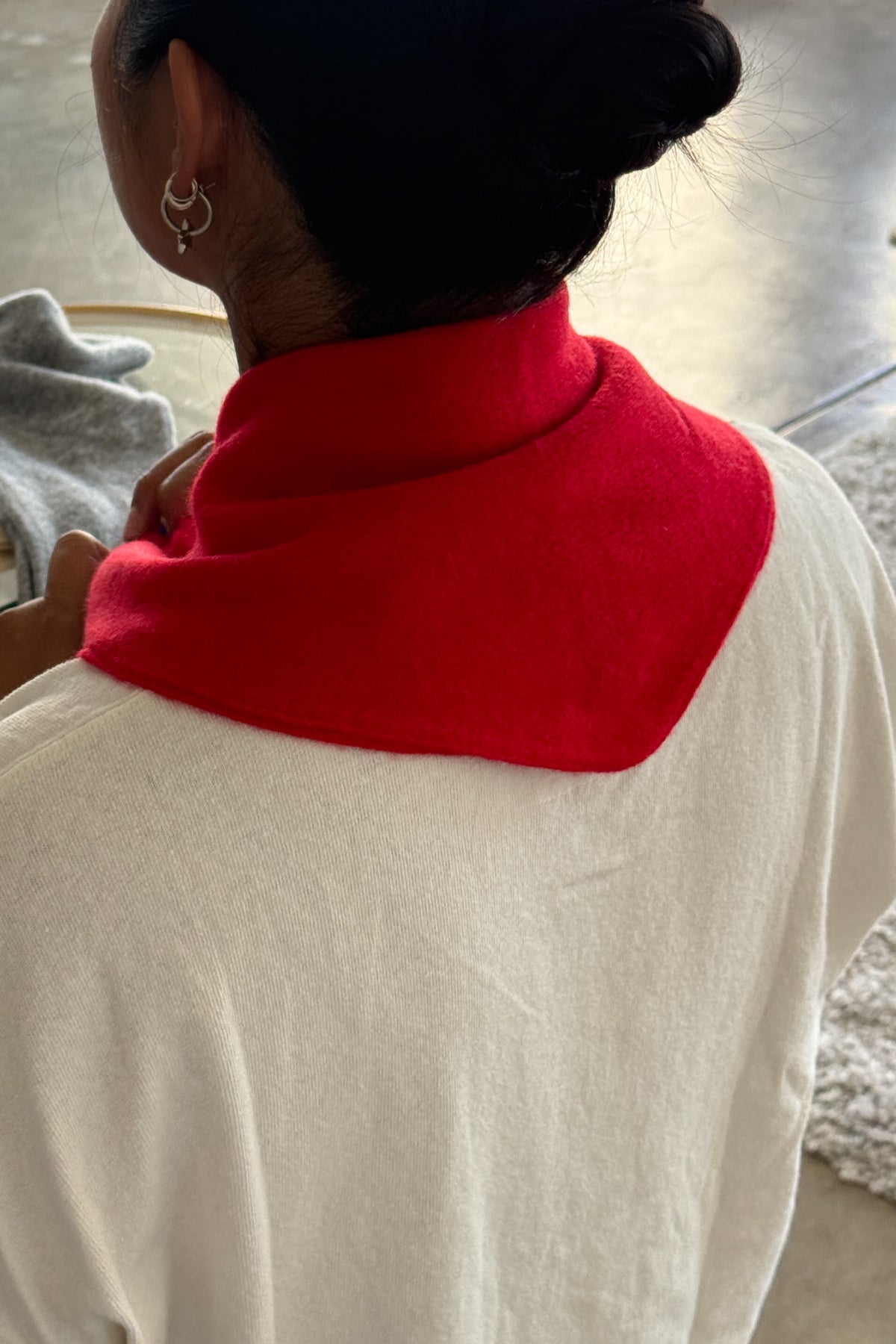 Cashmere Bandana, Red