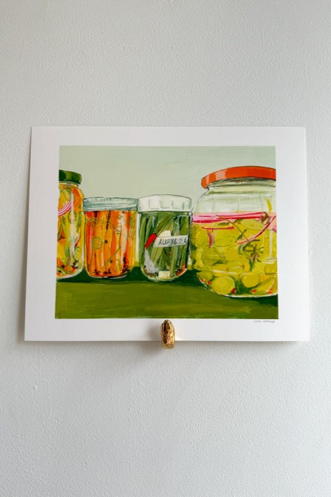 Pickled Grapes Art Print