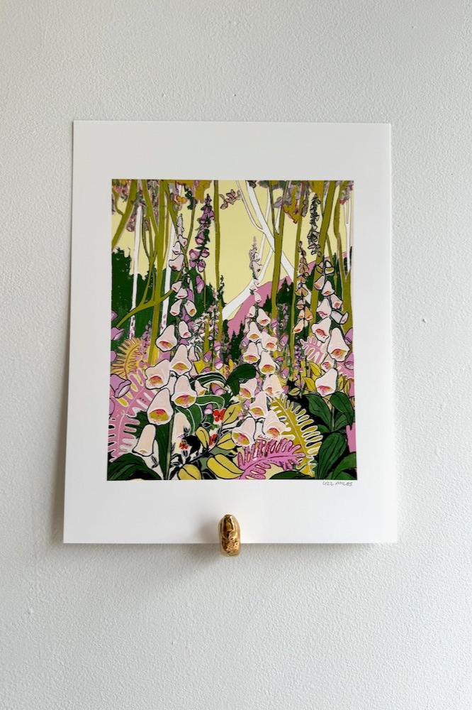 Fox Gloves Art Print