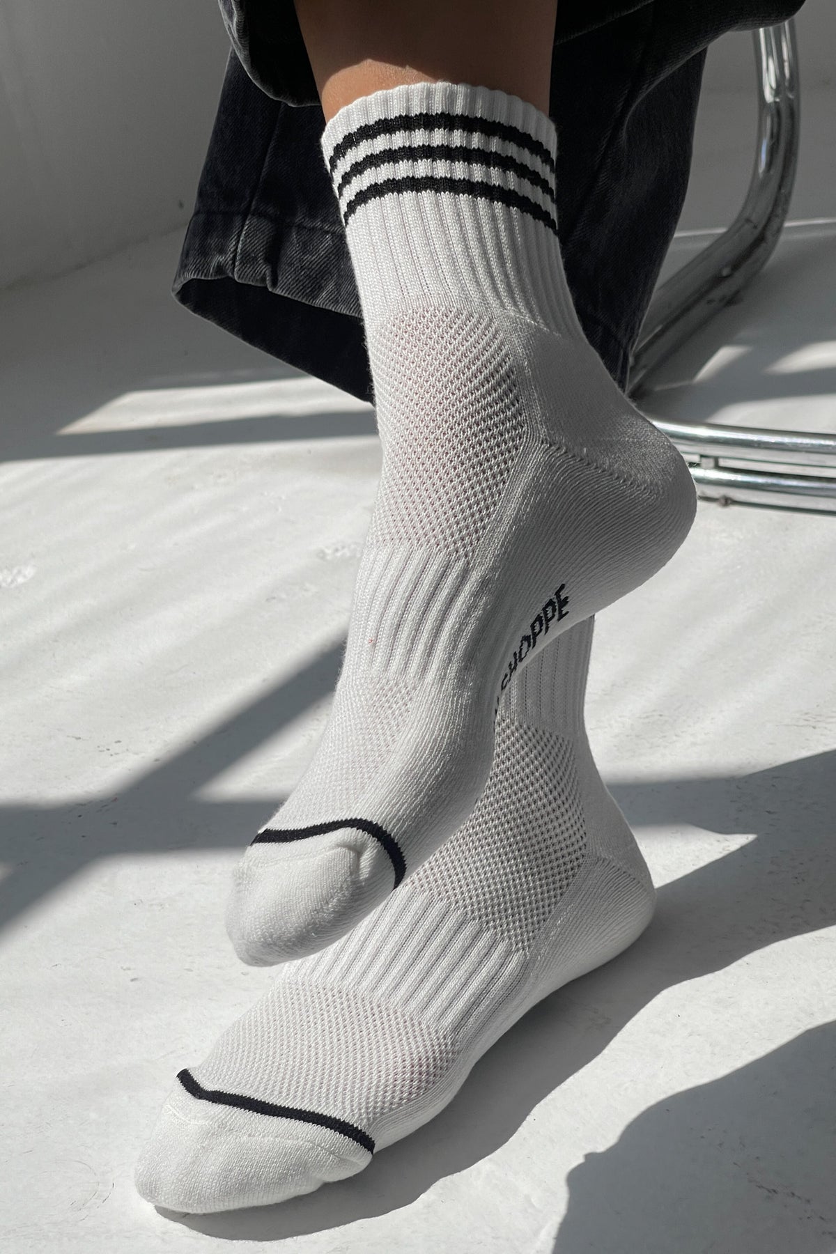 Girlfriend Socks, White