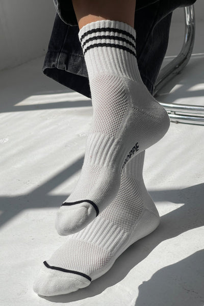 Girlfriend Socks, White
