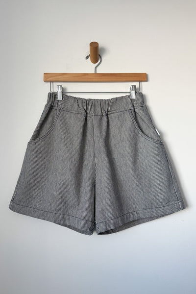 City Shorts, Navy Stripe