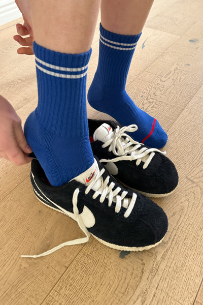 Boyfriend Sock, Cobalt