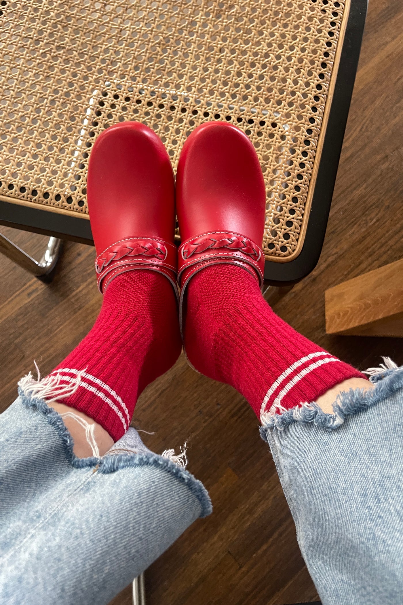 Boyfriend Sock, Red