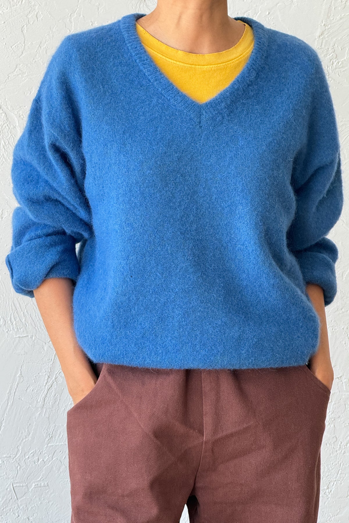 James Mohair Sweater, Blue