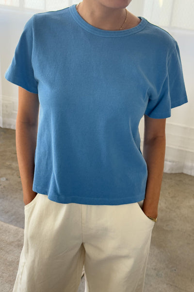 Little Boy Tee, Yacht Blue