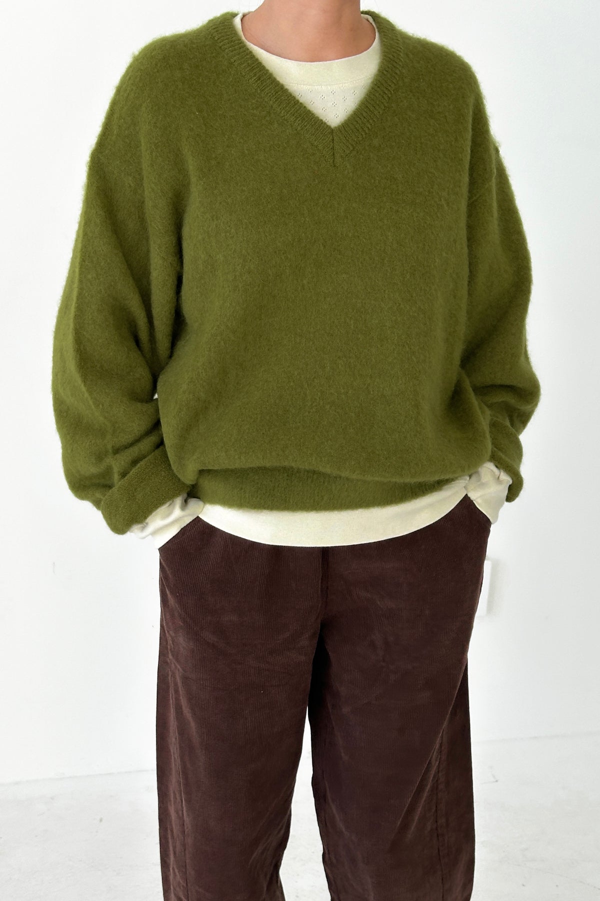 James Mohair Sweater, Leaf