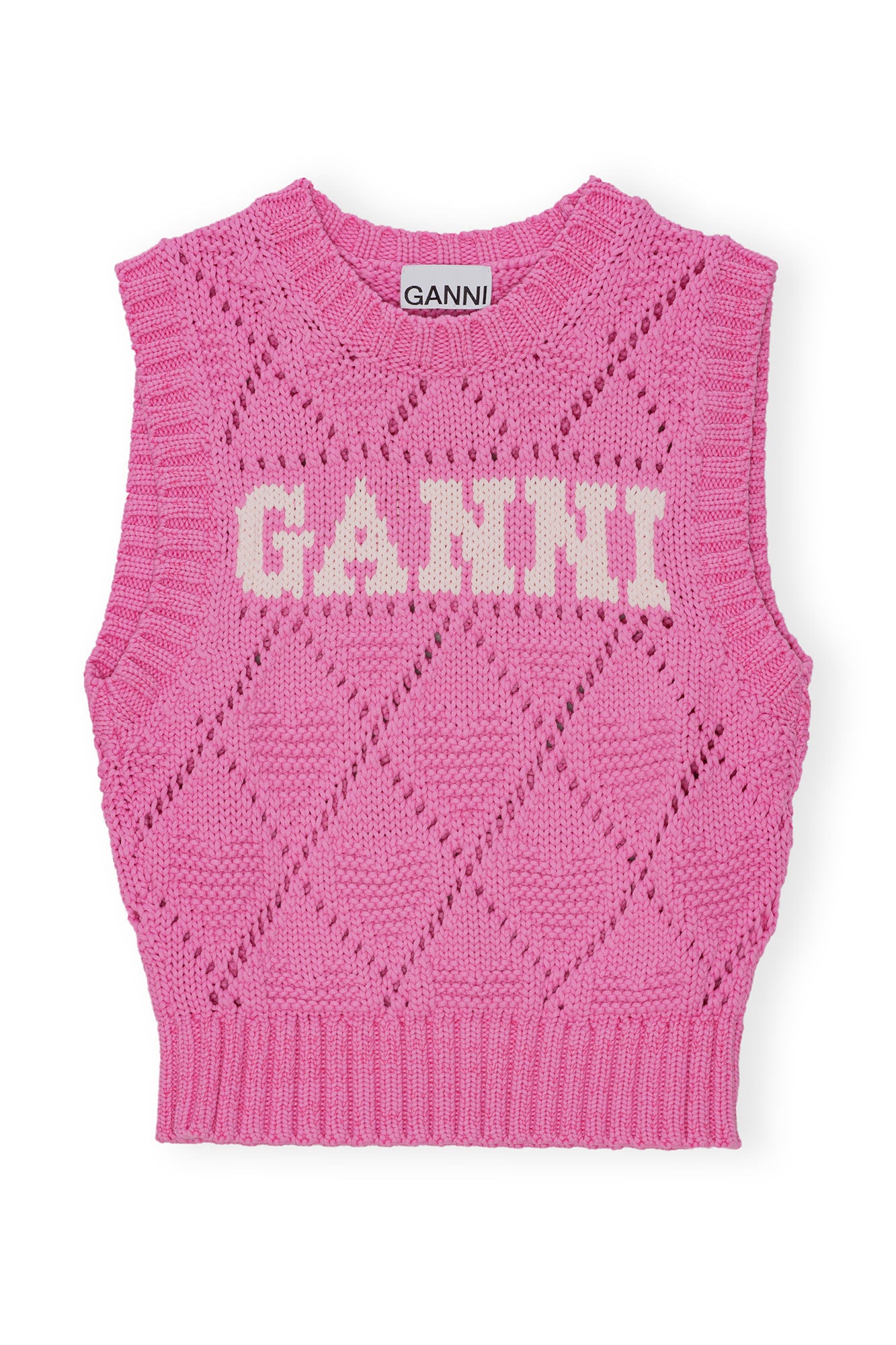 Knit Vest, Rose Violet