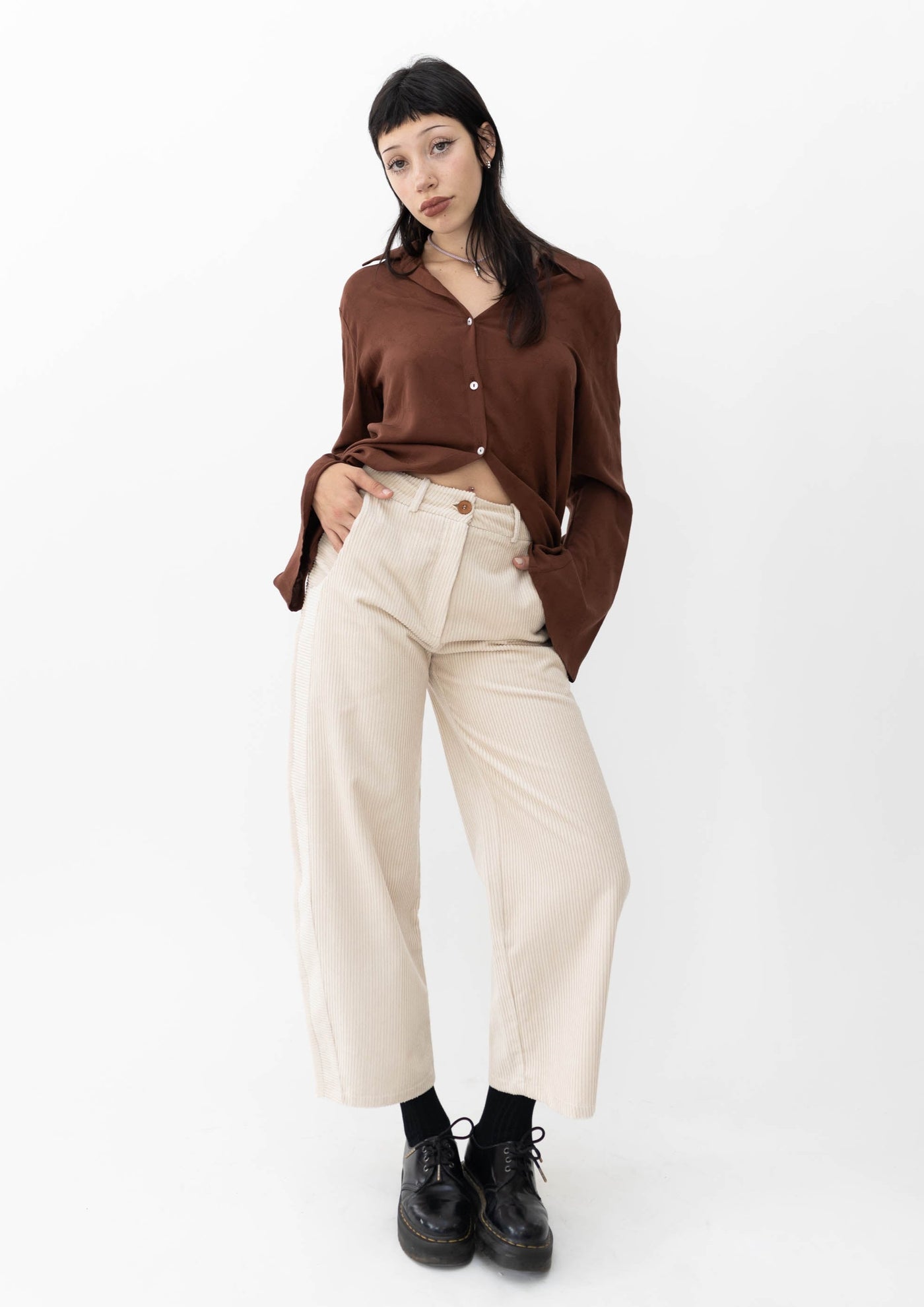 Side Kick Trousers, Off White