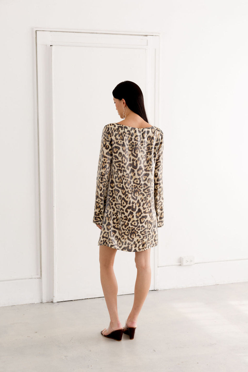 Monroe Dress, Leopard Gloss