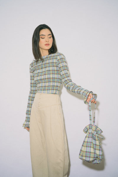 Lisa Top, Green Plaid