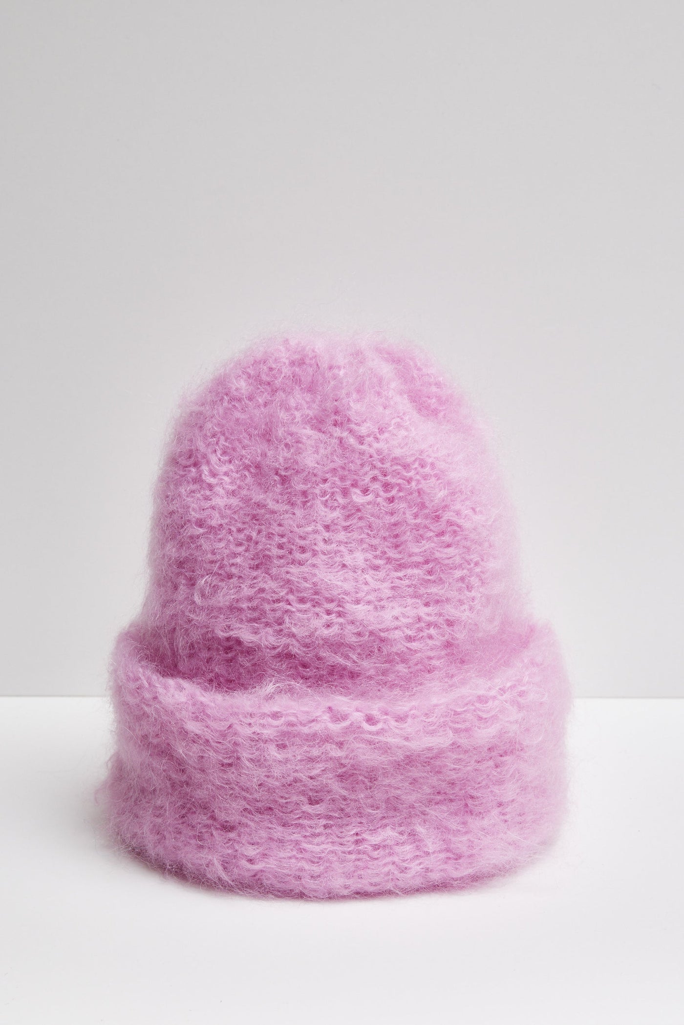 Cloud Mohair Beanie, Orchid