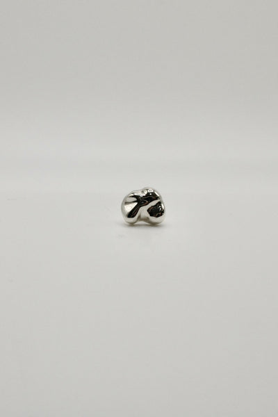 Omi Single Stud Earring, Silver
