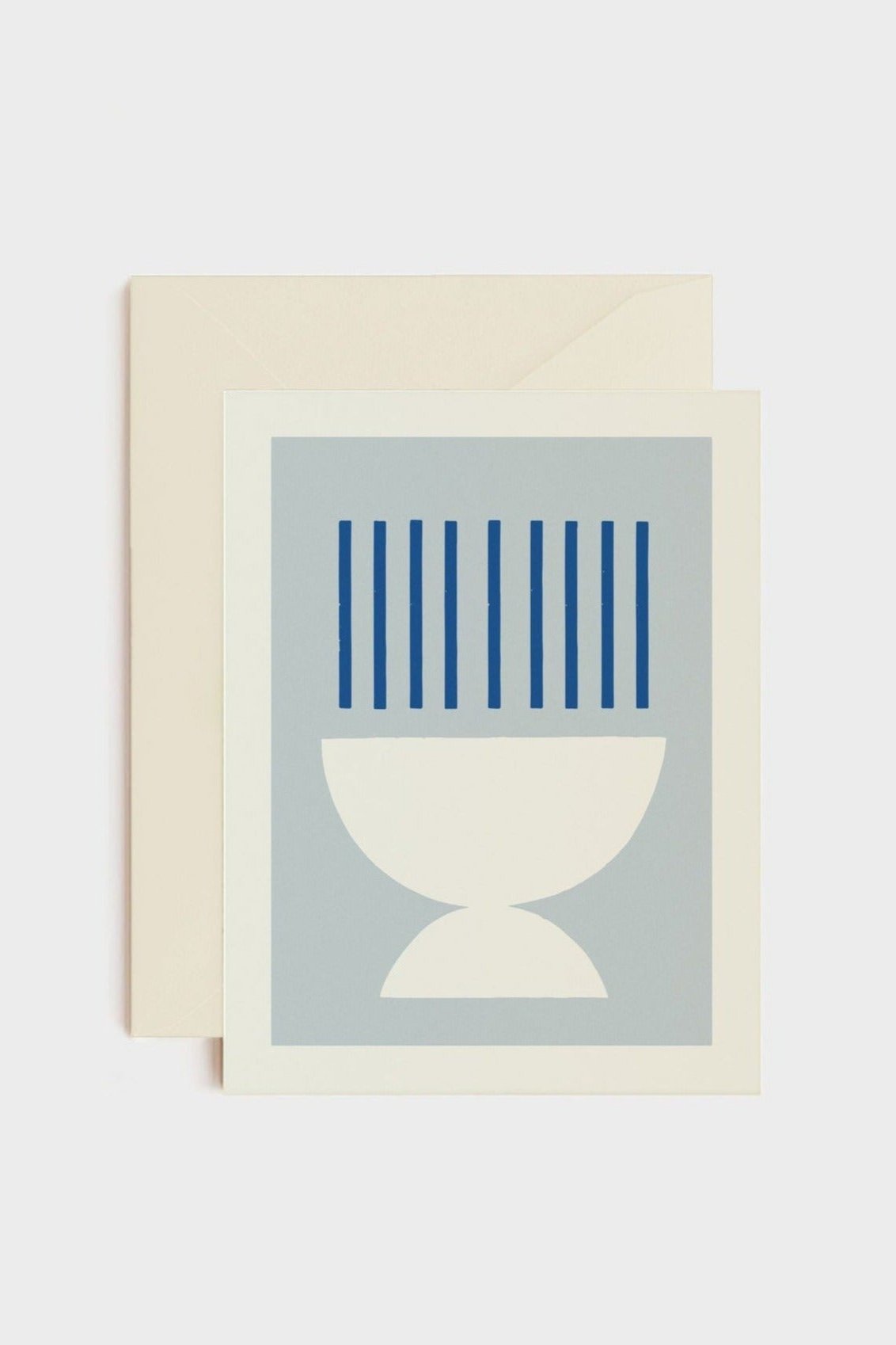 Modern Hanukkah Menorah Holiday Card