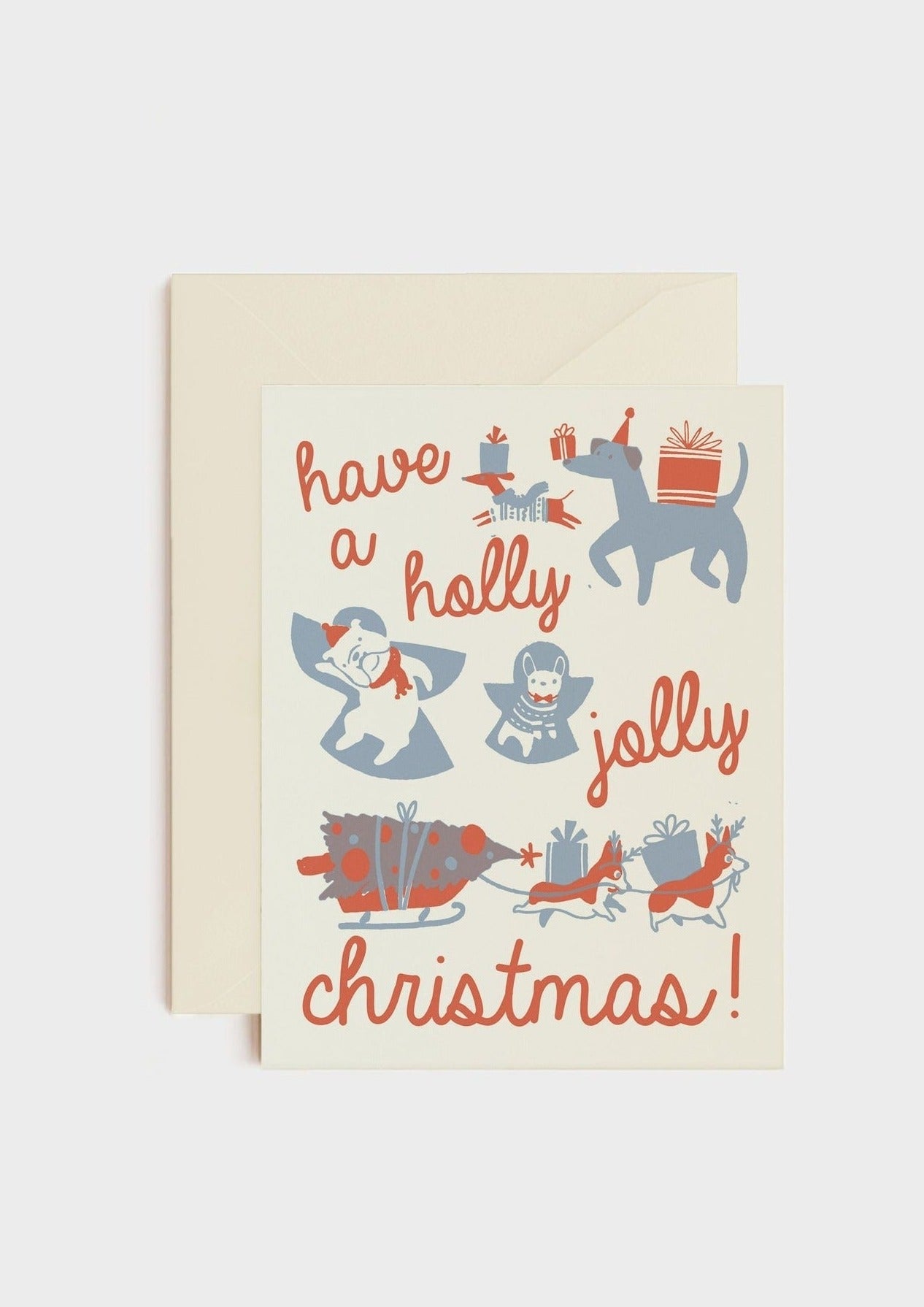 Holly Jolly Dogs, Holiday Card