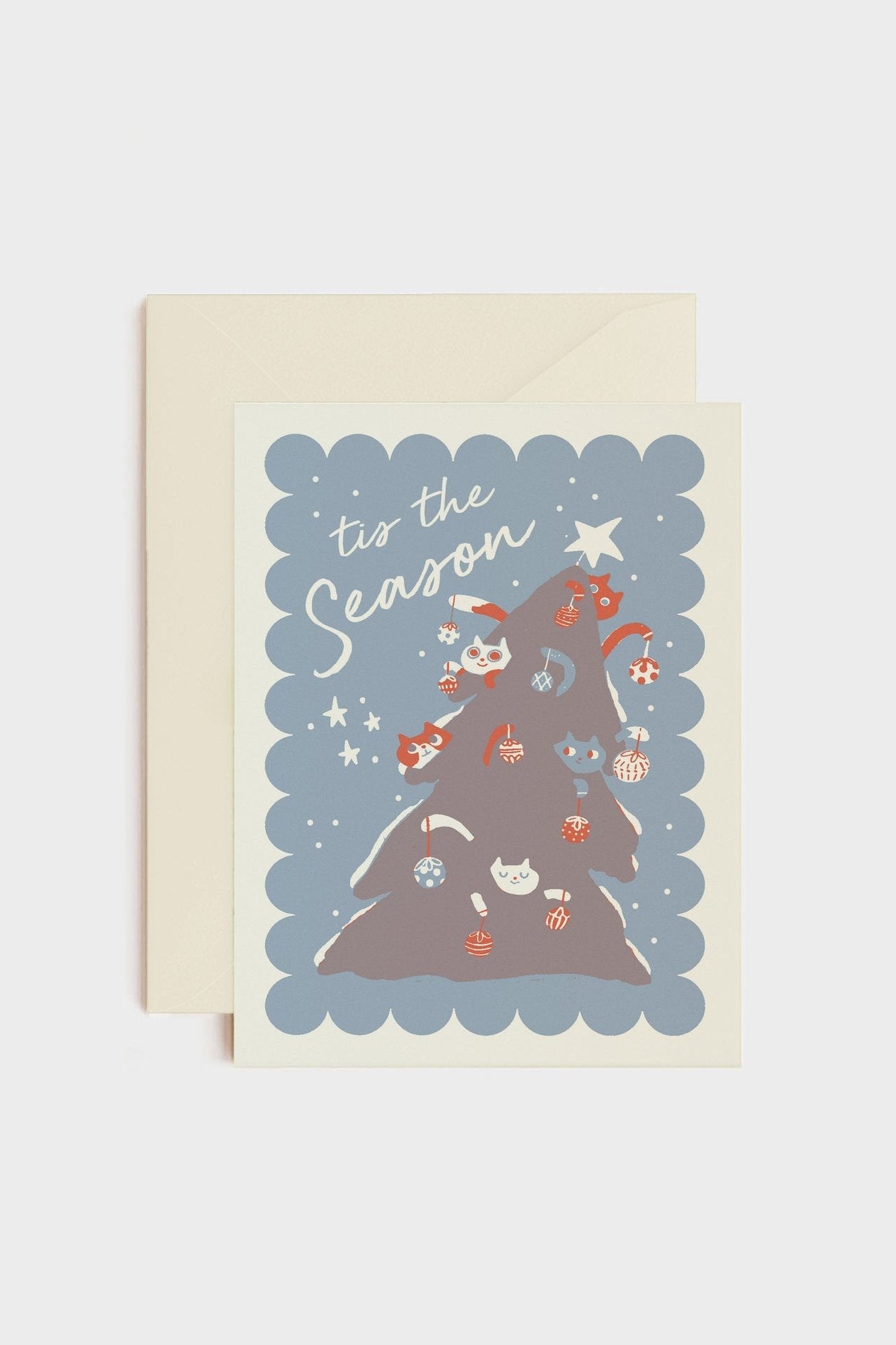 Christmas Tree Cats, Holiday Card