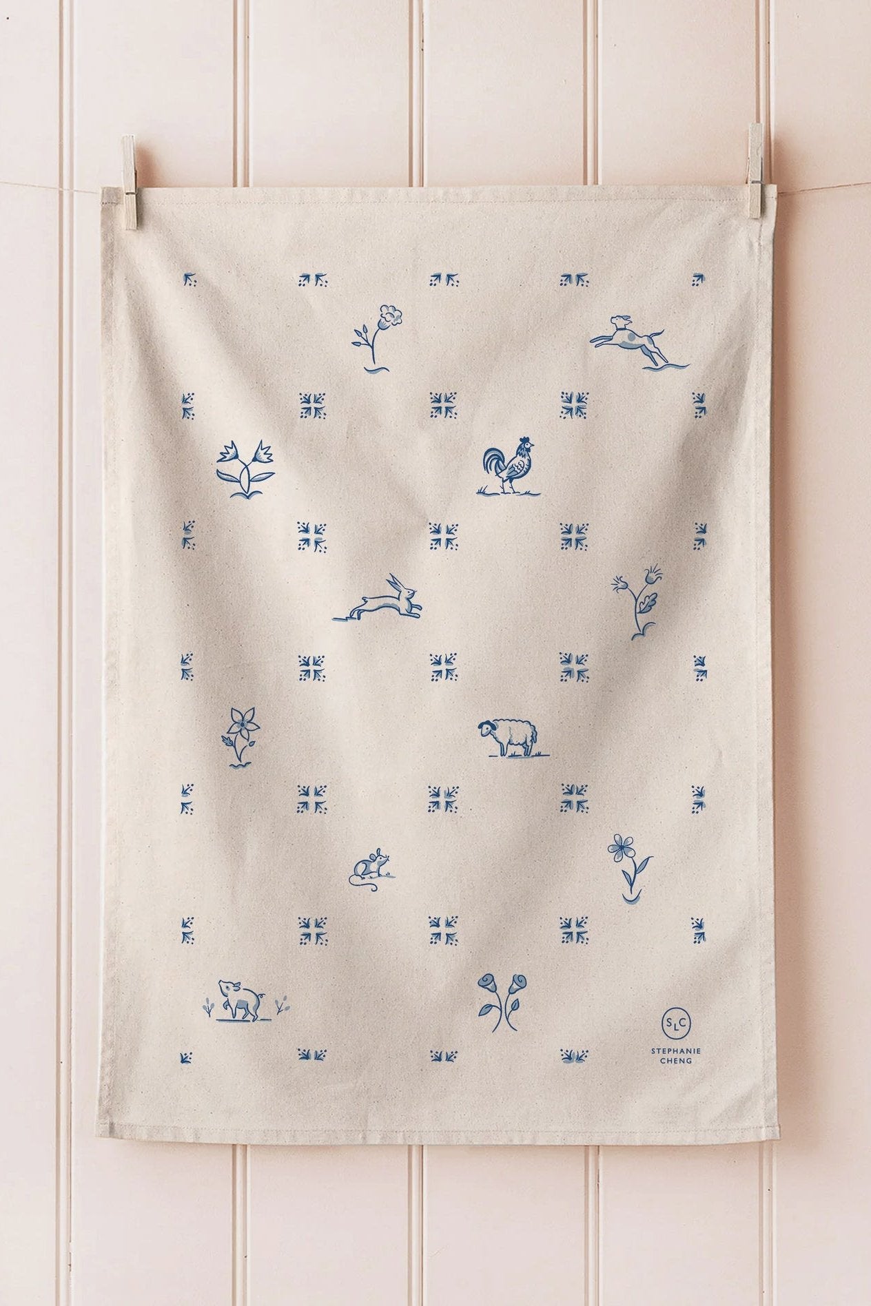 Delft Tea Towel