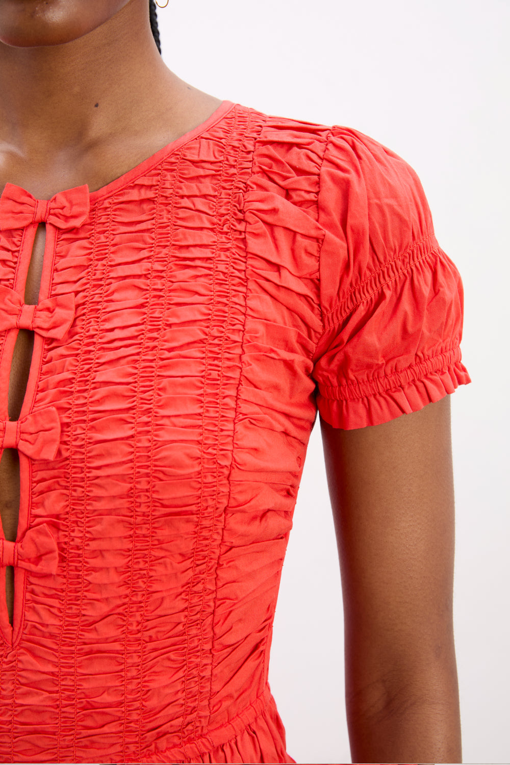 Saffy Midi Dress, Red Alert