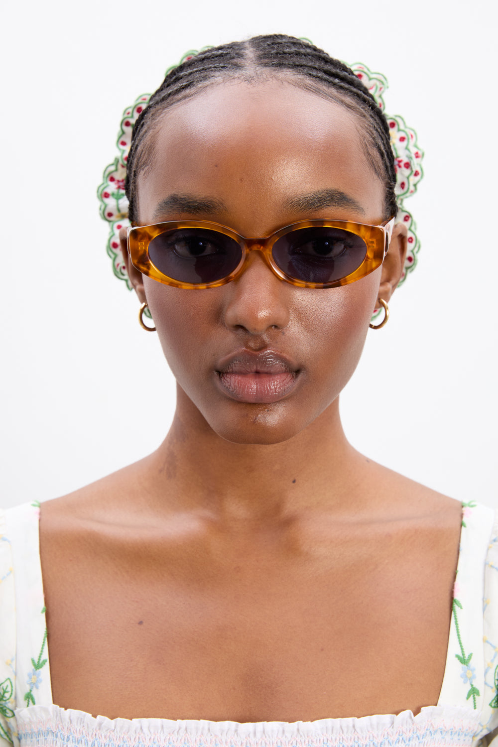 Catty Bow Sunglasses, Tortoiseshell