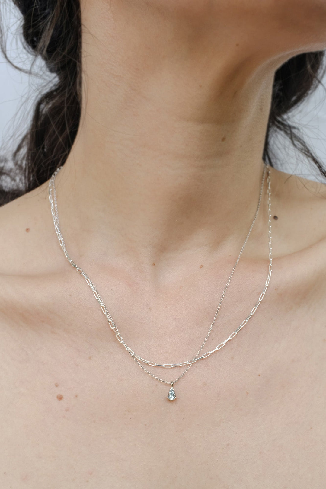 Tiny silver chain discount