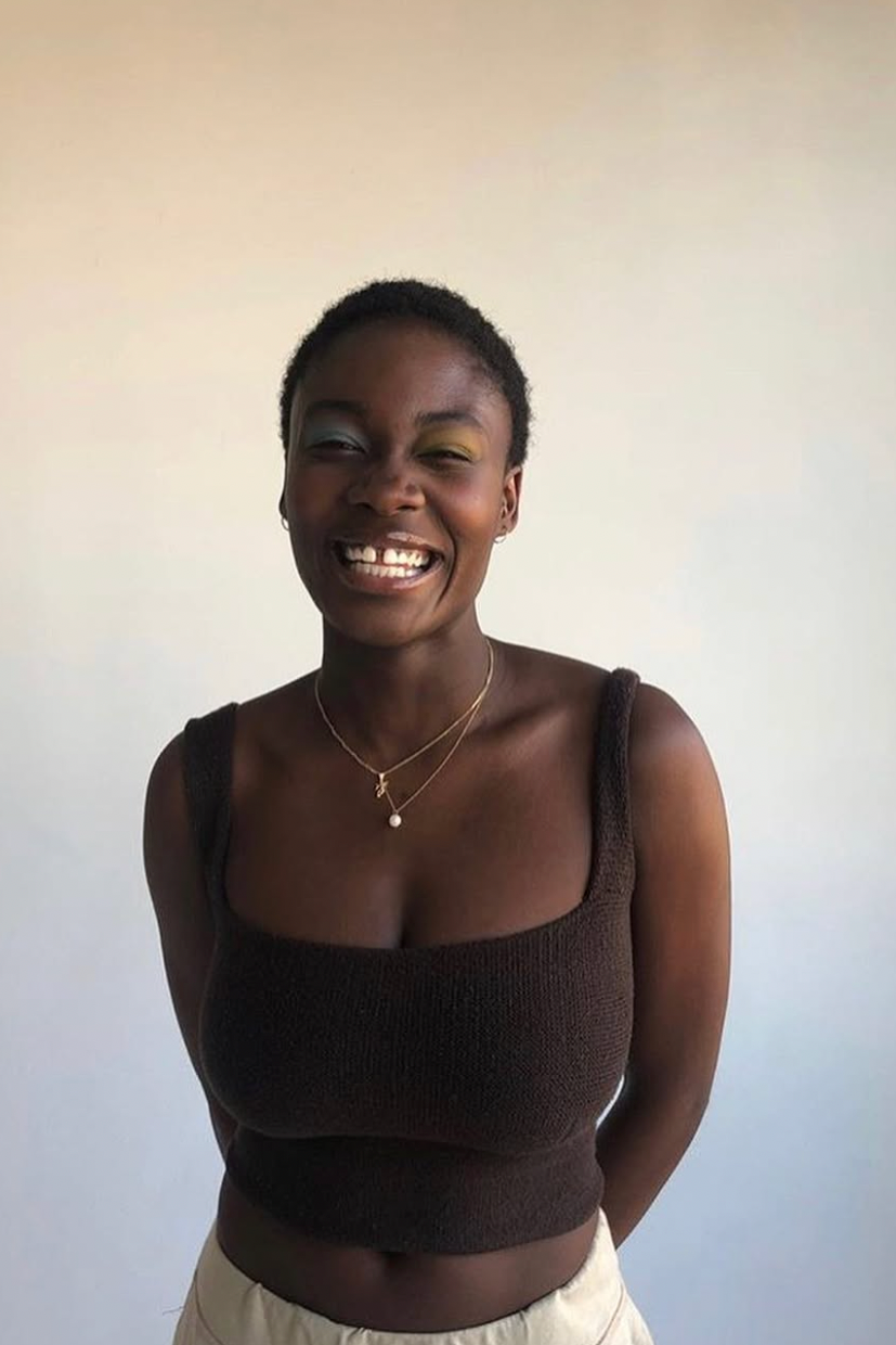 Chubby Strap Tank, Brown