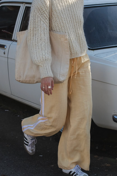 The Tate Track Pant, Butter Yellow