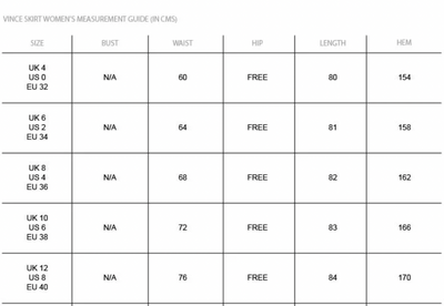 Vince Skirt, Mustard Multi